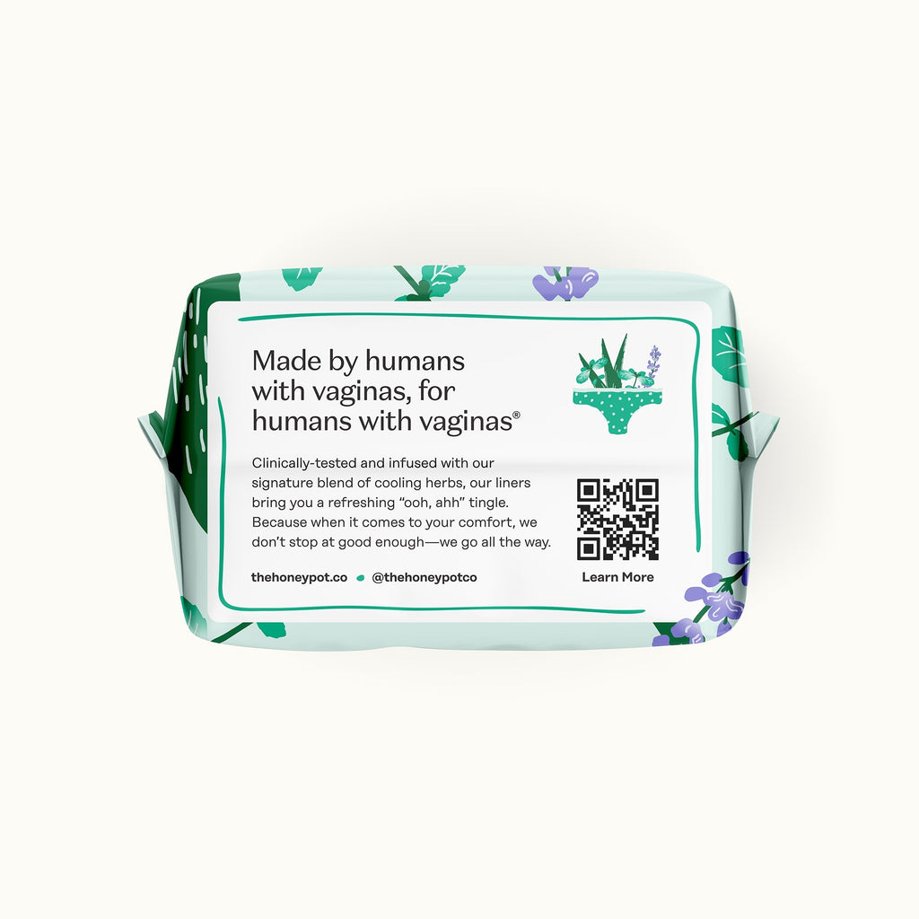 Organic Cotton Cover Cooling Herbal Infusion Regular Liners (WWR2)