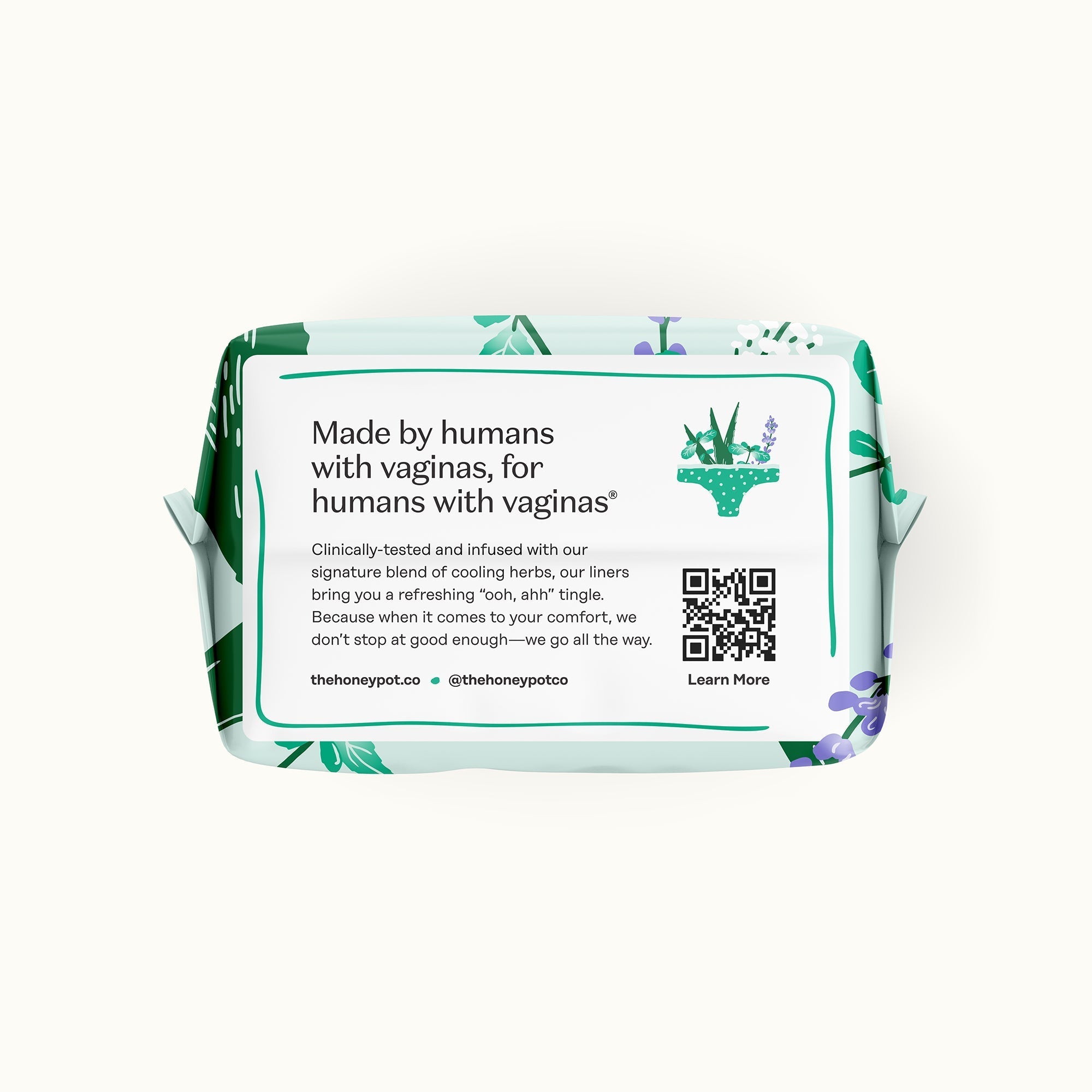 Organic Cotton Cooling Herbal Infusion Long Liners (9B2Y)