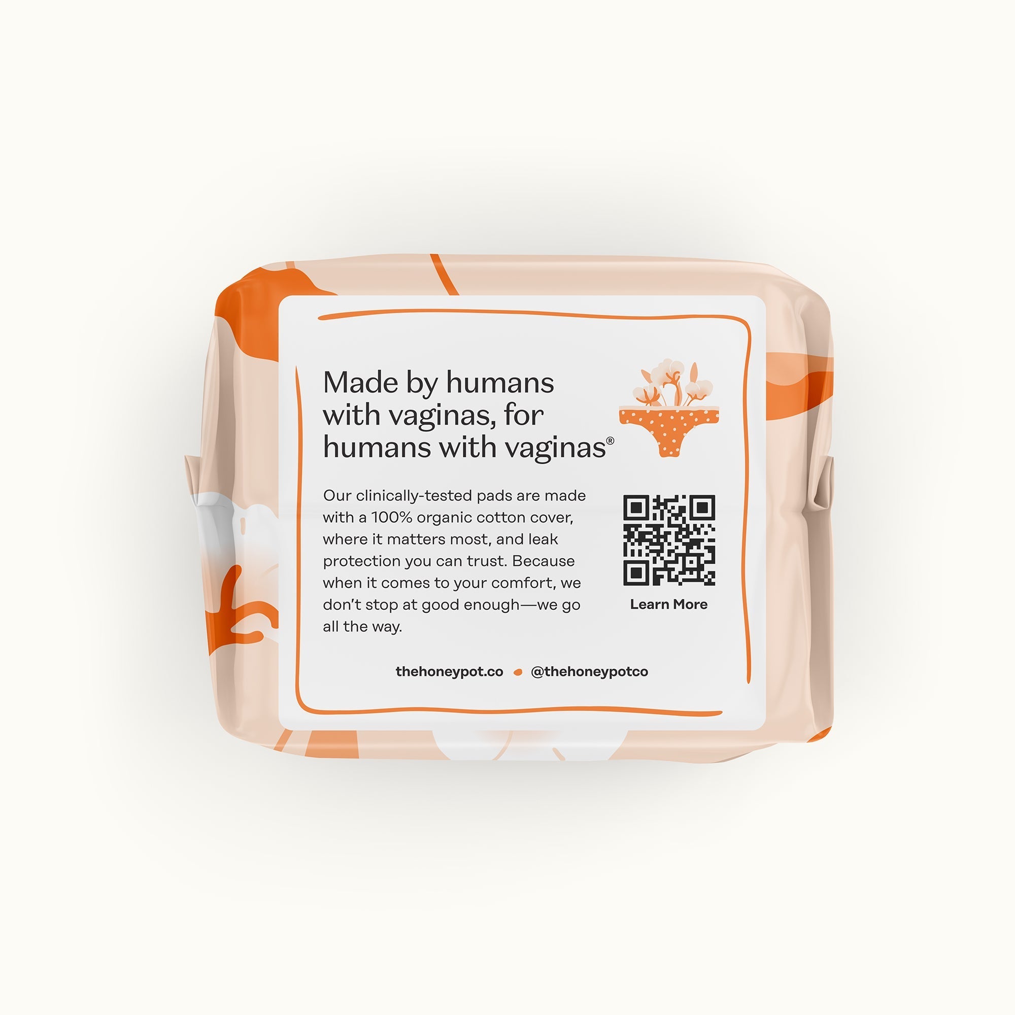 Organic Cotton Comfort Cover Overnight Pads (C77U)