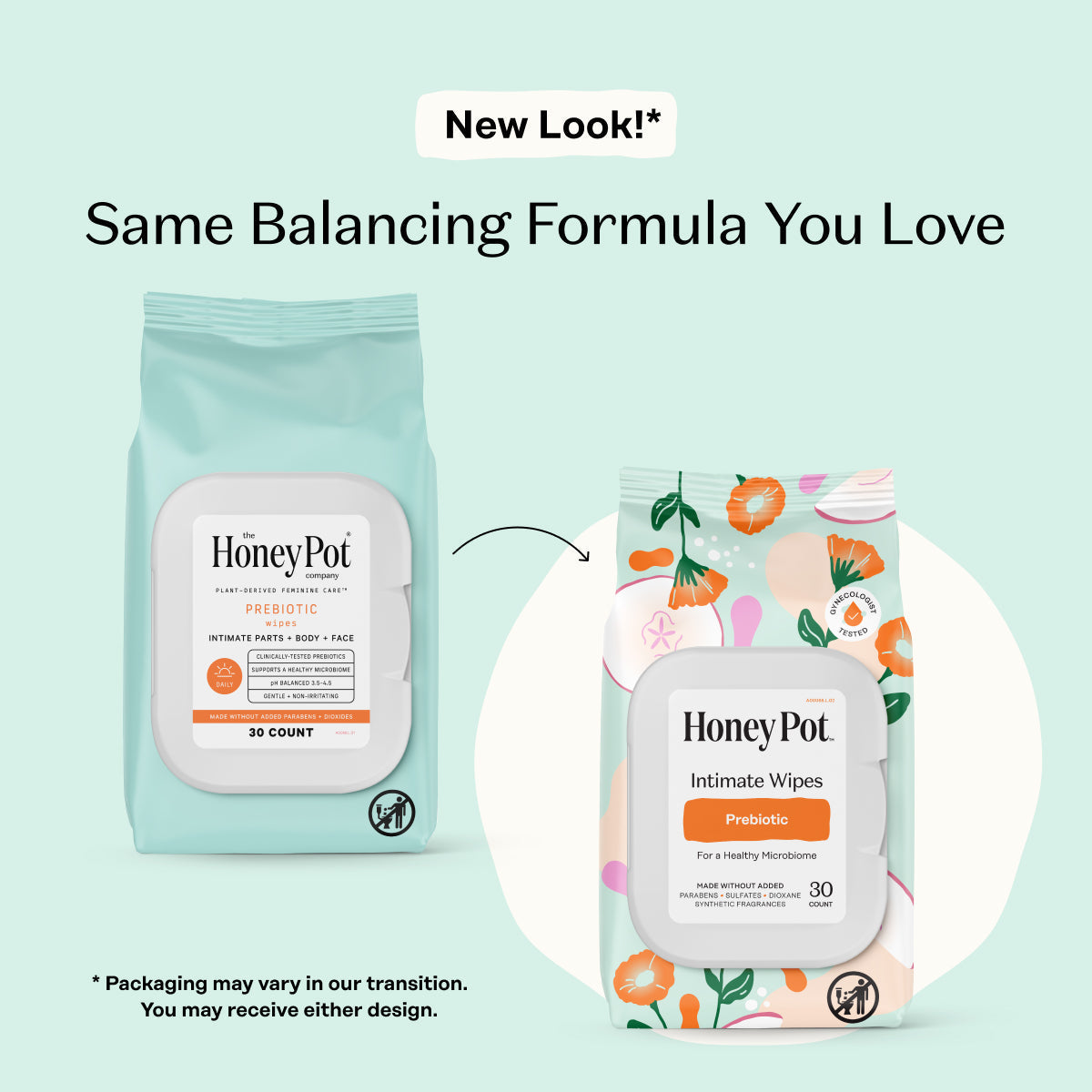 Prebiotic Intimate Wipes (QTTX)