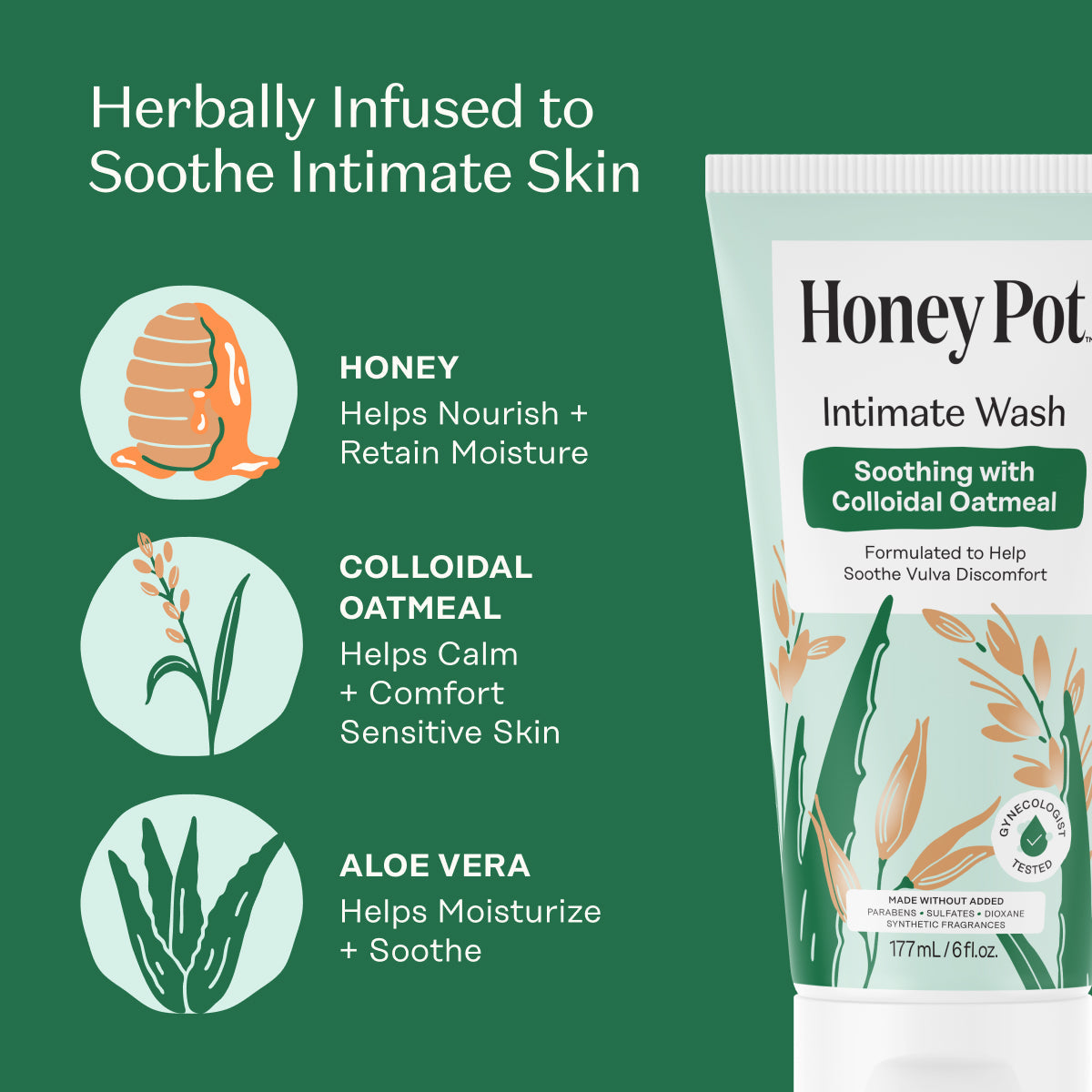 Soothing with Colloidal Oatmeal Intimate Wash (2X2V)