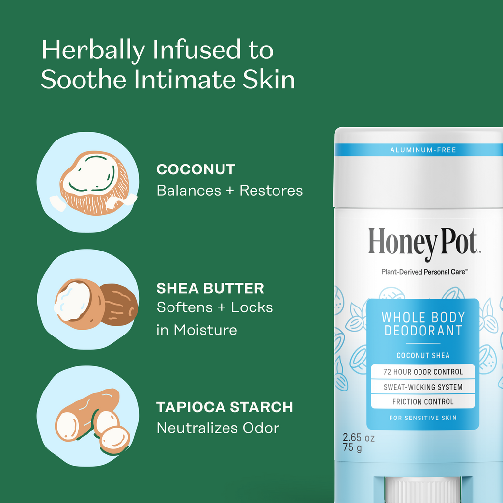 Coconut Shea Whole Body Deodorant (R4SH)