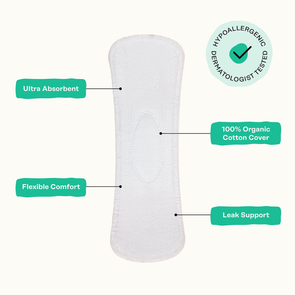 Organic Cotton Cooling Herbal Infusion Long Liners (9B2Y)