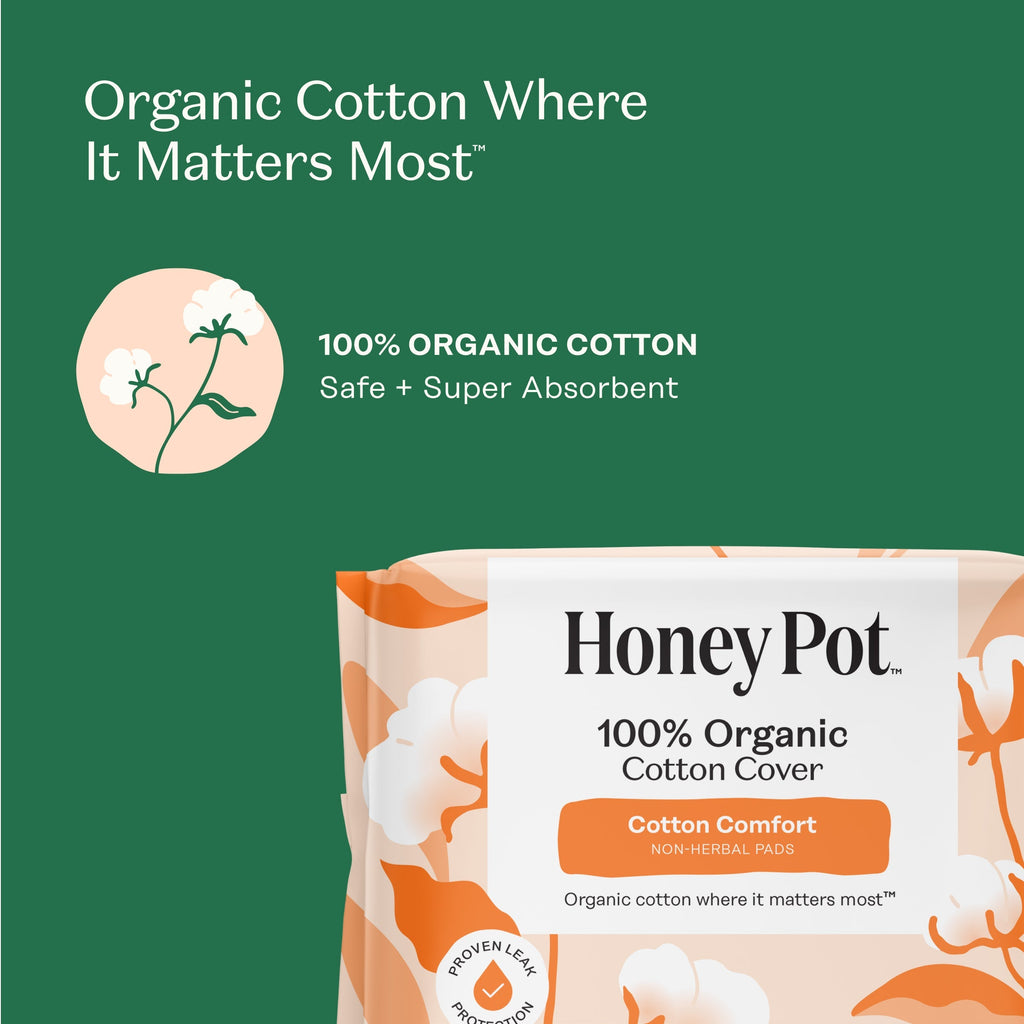 Organic Cotton Comfort Cover Regular Pads (K47I)