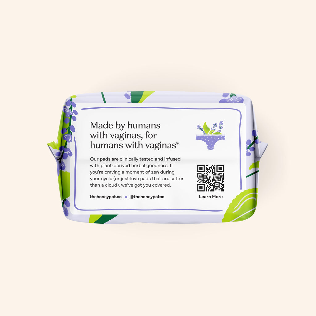 Organic Cotton Cover Calming Herbal Infusion Long Liners (4PLC)