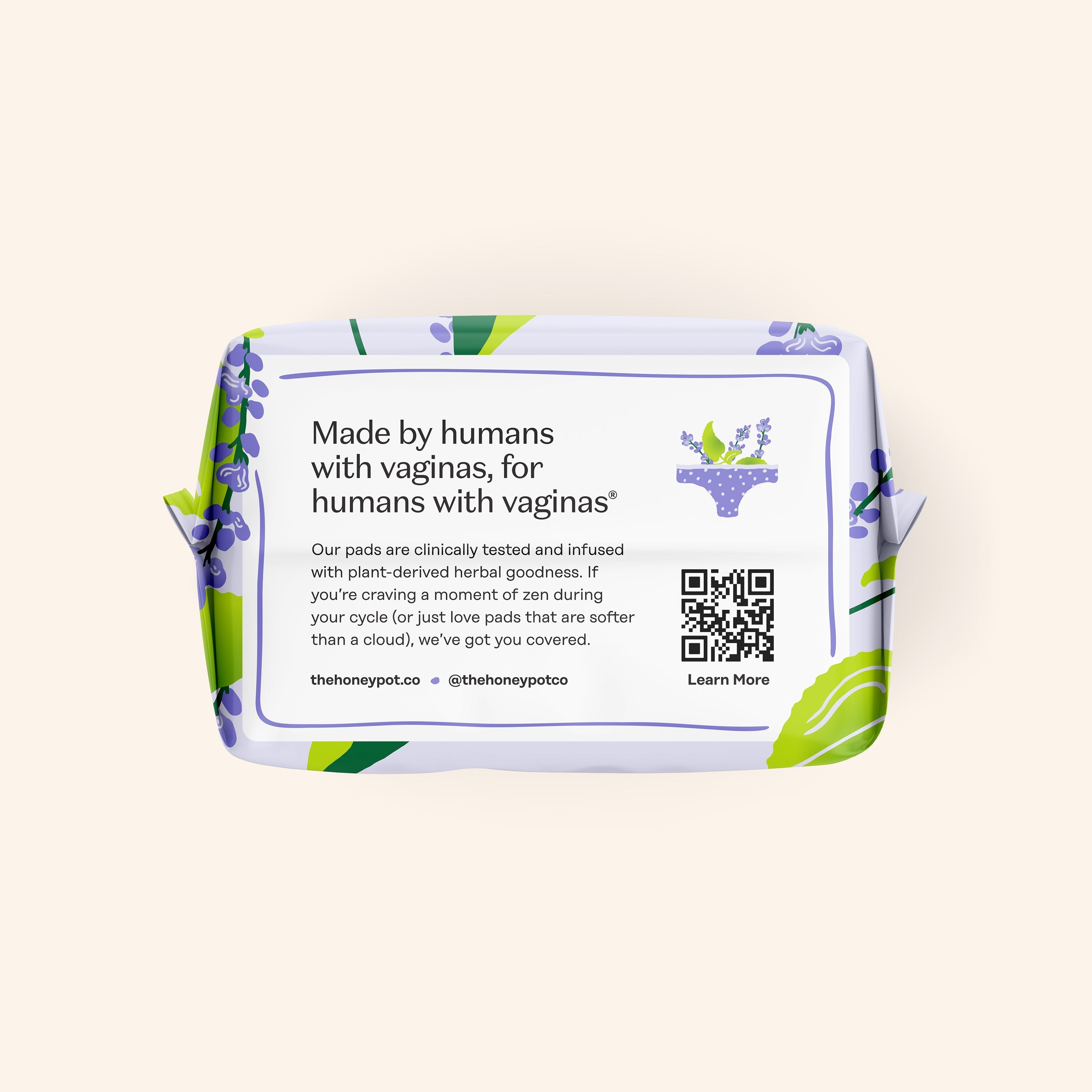 Organic Cotton Cover Calming Herbal Infusion Long Liners (4PLC)