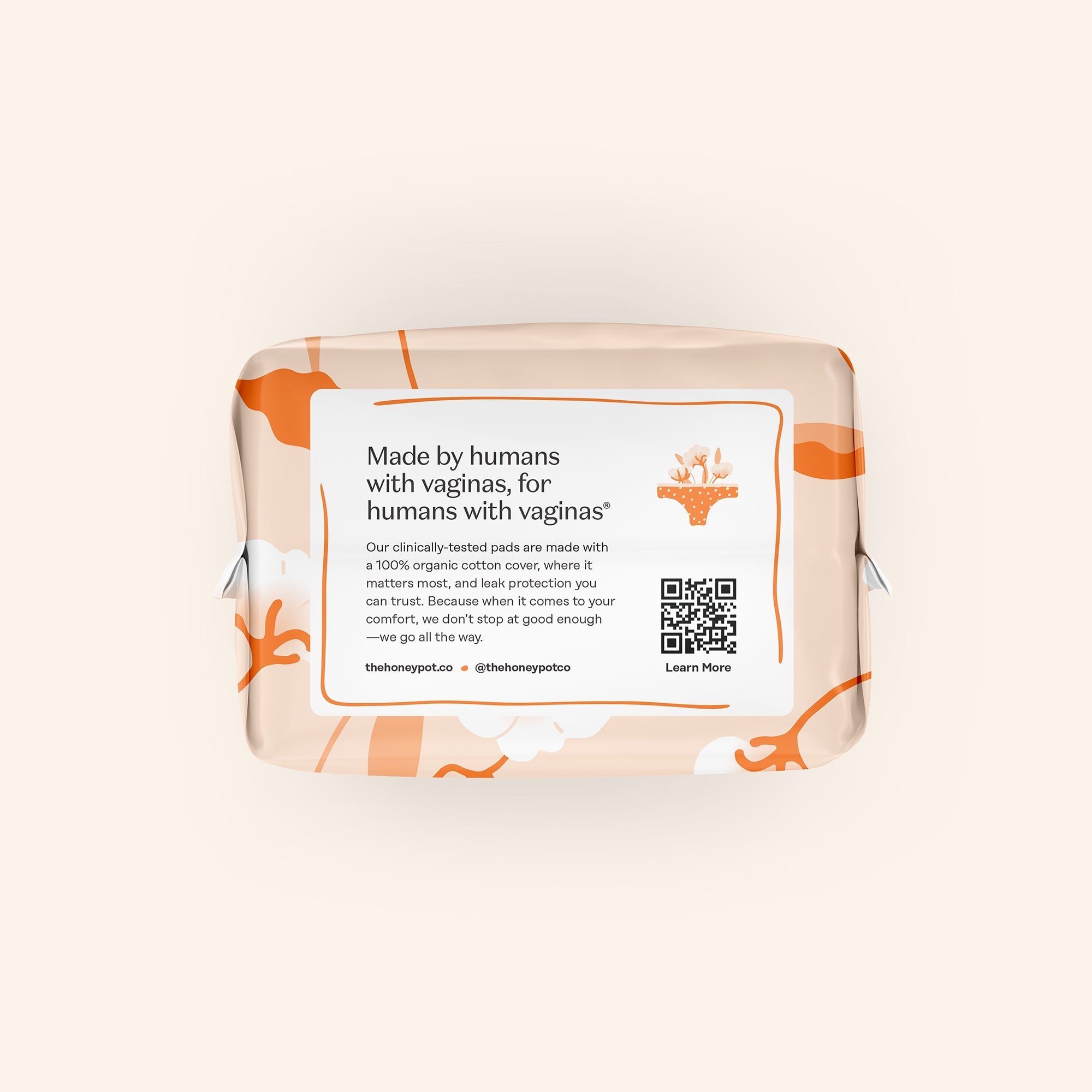 Organic Cotton Comfort Cover Heavy Flow Daytime Pads (JSOE)