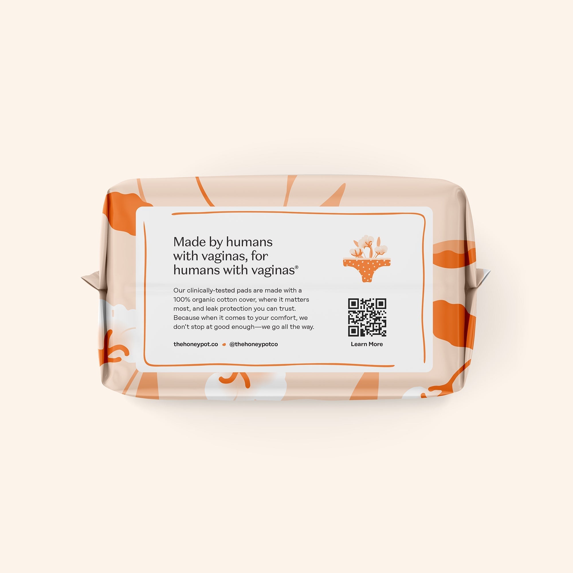 Organic Cotton Comfort Cover Heavy Flow Overnight Pads (MLR4)