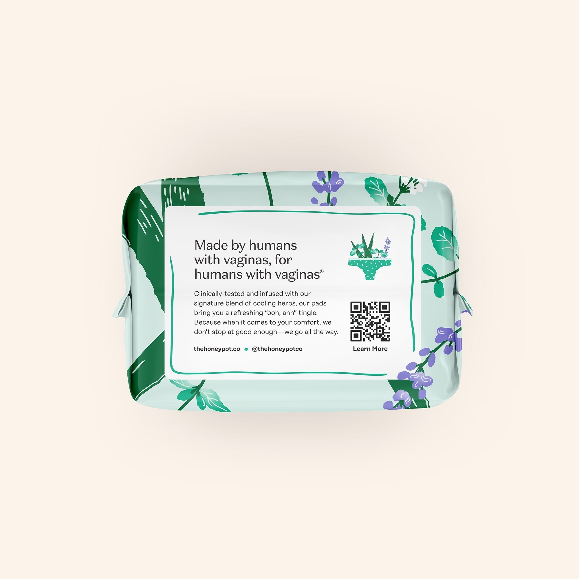 Incontinence Cooling Herbal Infusion 100% Organic Cotton Cover Daytime Pads (8DBD)