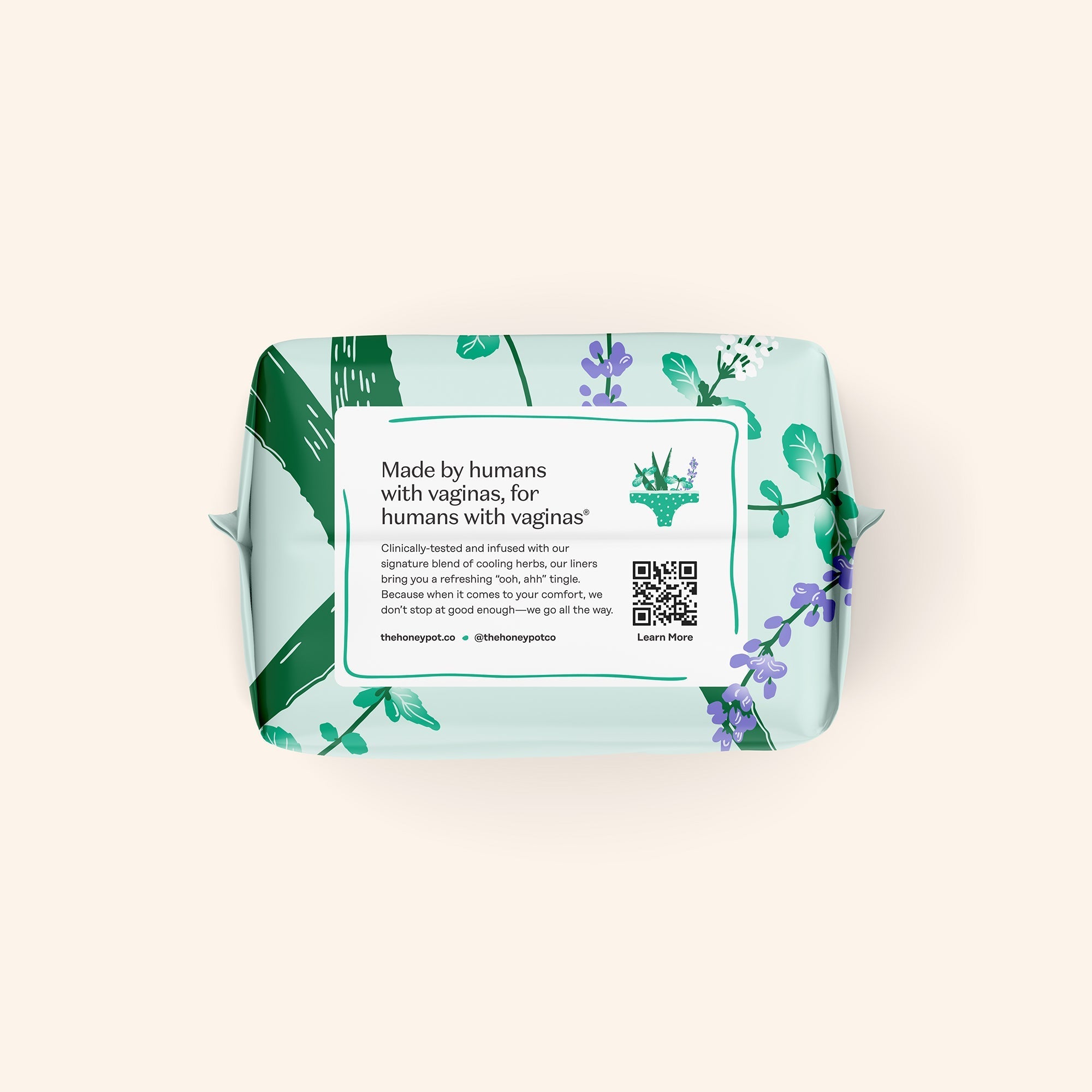 Incontinence Cooling Herbal Infusion 100% Organic Cotton Cover Liners (5IUL)