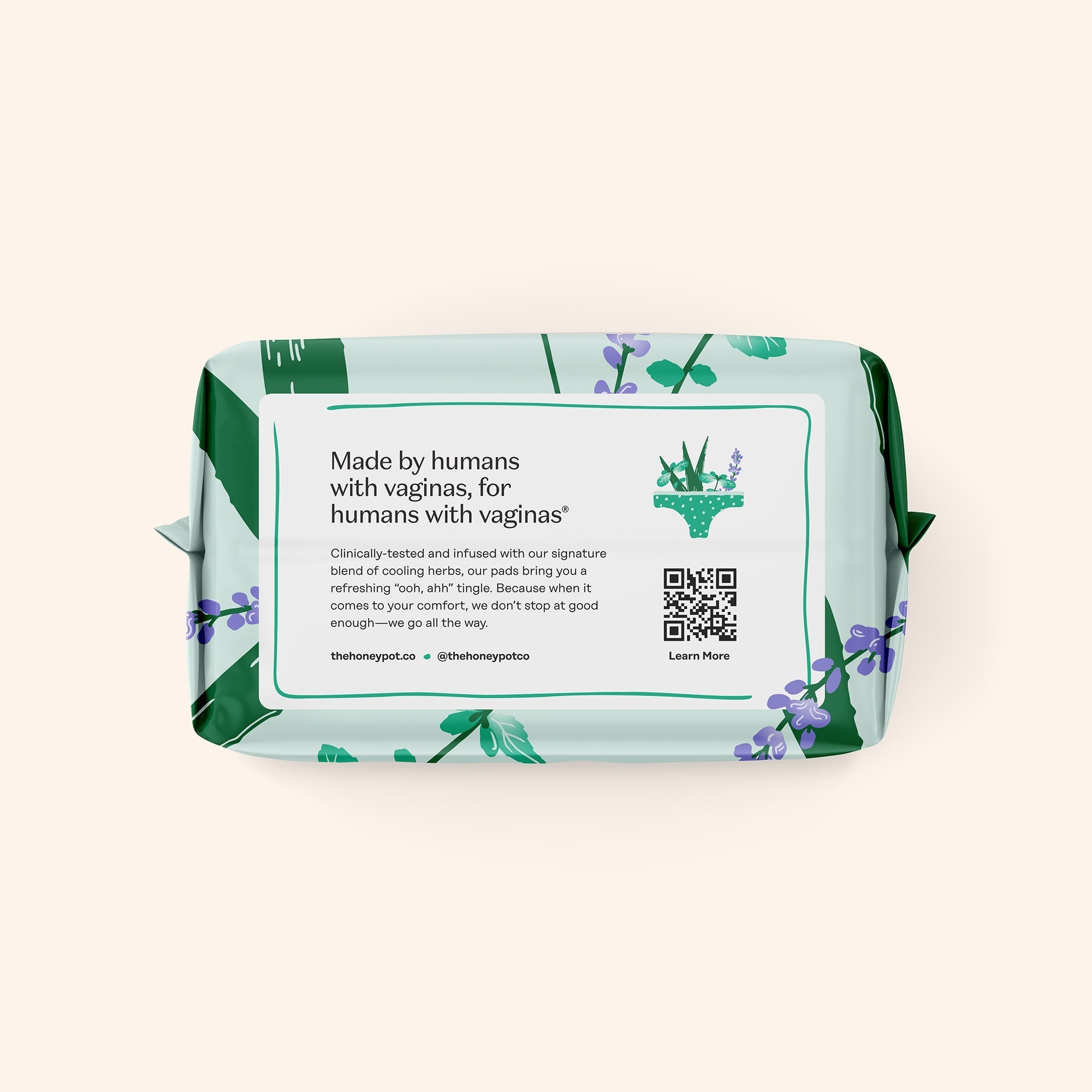 Incontinence Cooling Herbal Infusion 100% Organic Cotton Cover Nighttime Pads (6UQ7)
