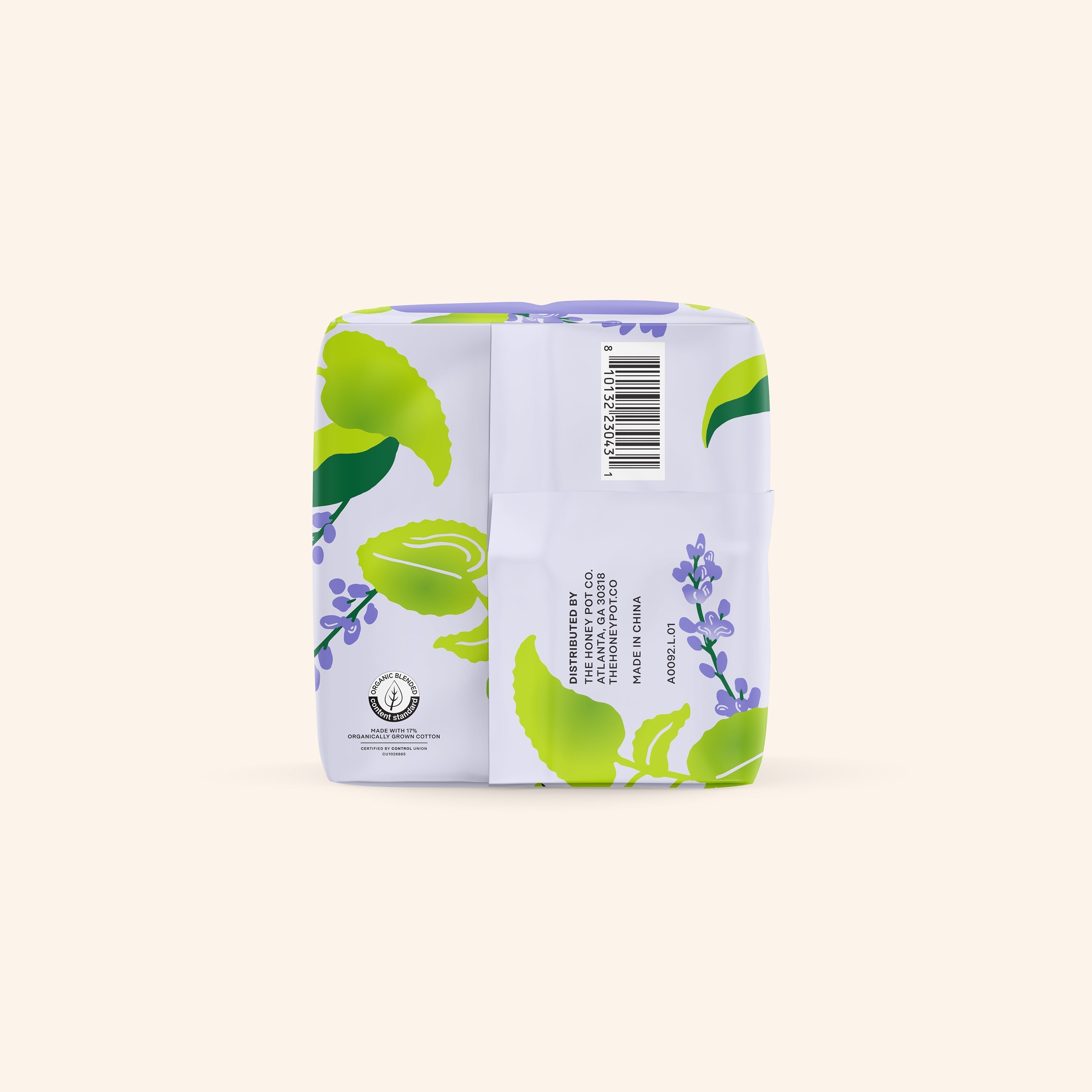 Organic Cotton Cover Calming Herbal Infusion Long Liners (4PLC)