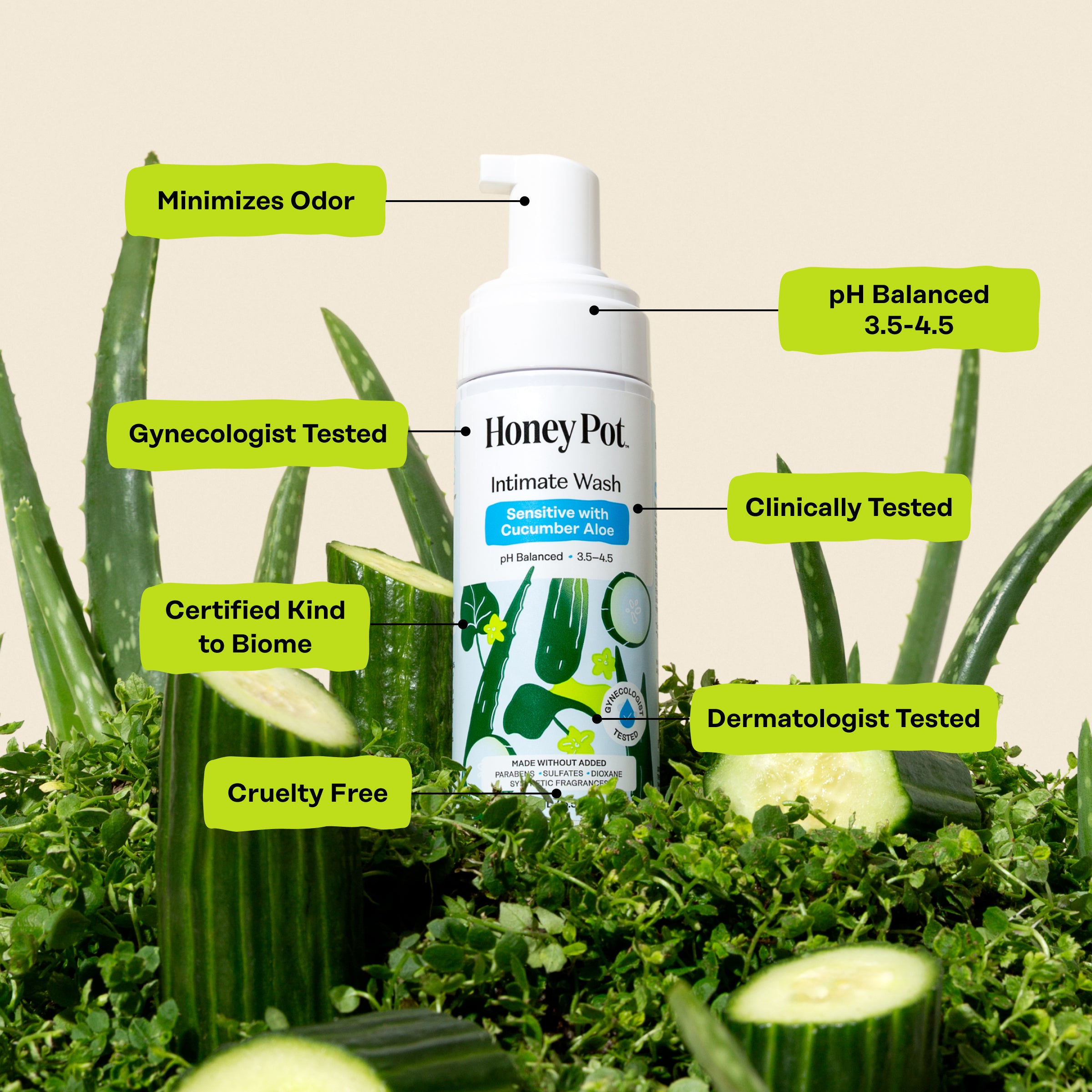 Sensitive with Cucumber Aloe Intimate Wash (XT1K)