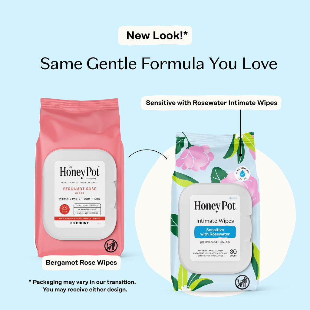 Sensitive with Rosewater Intimate Wipes (9V6W)