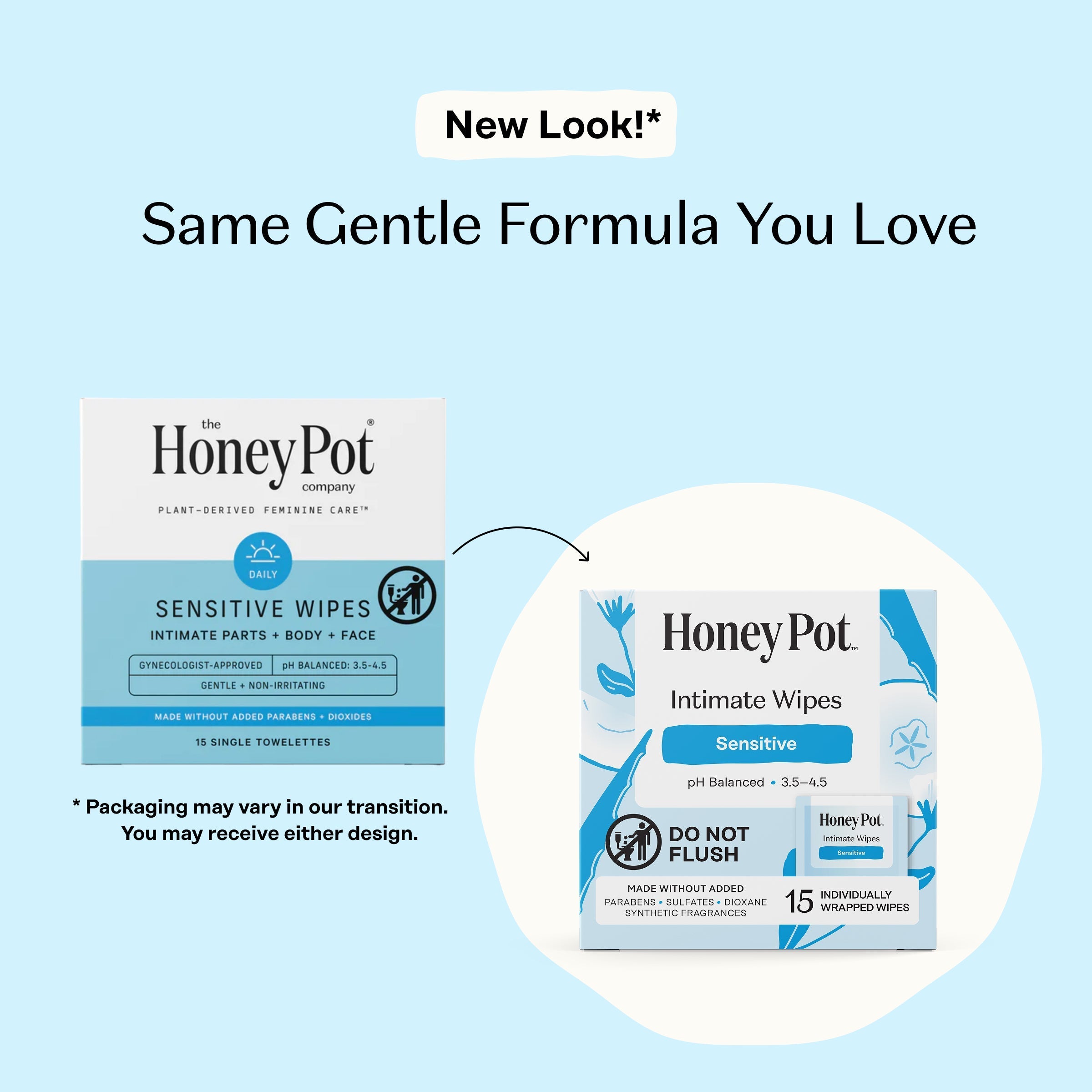 Sensitive Intimate Travel Wipes (S3H1)