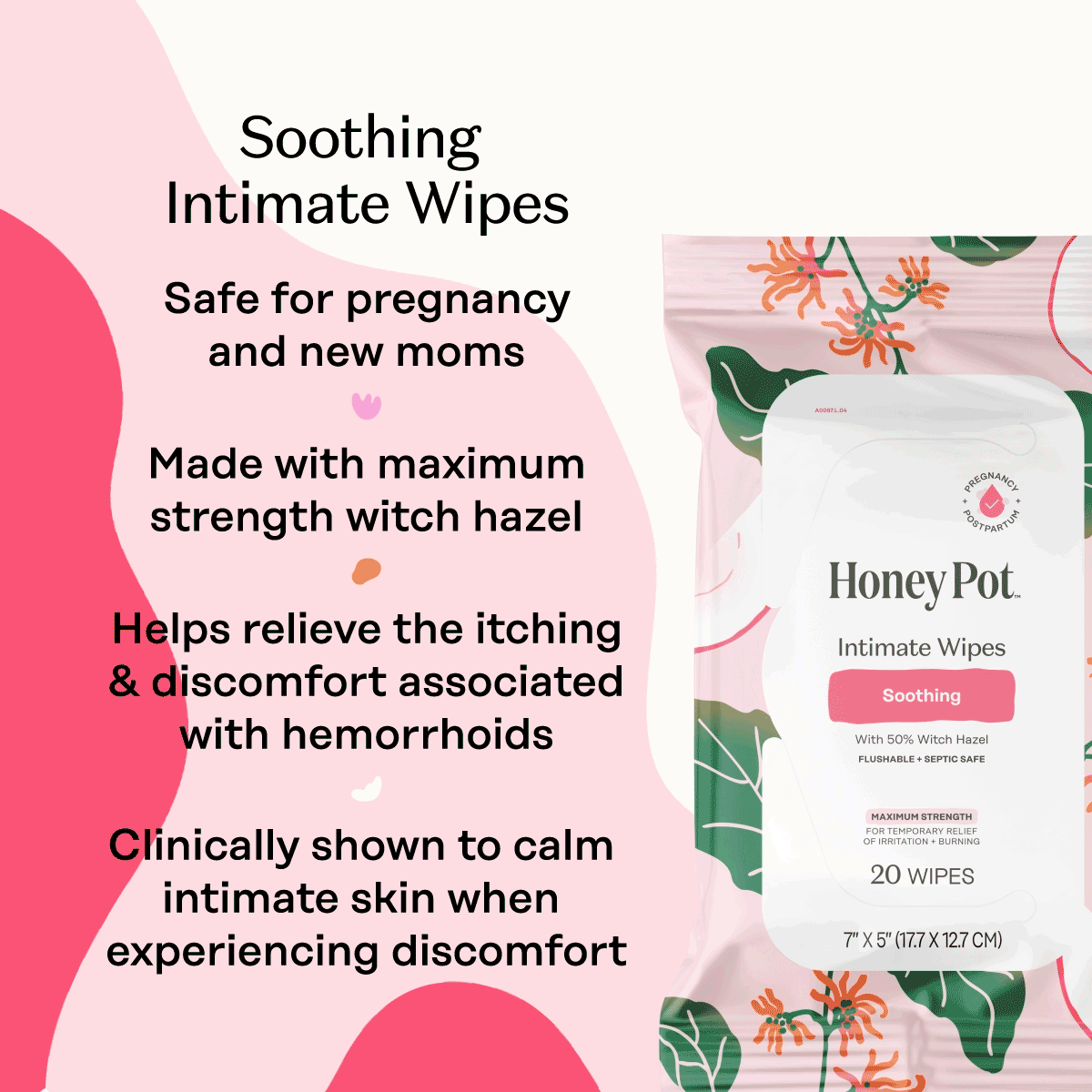 Soothing Witch Hazel Intimate Wipes (VLT3)
