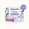 Organic Cotton Cover Calming Herbal Infusion Regular Pads With Wings (DLN0)