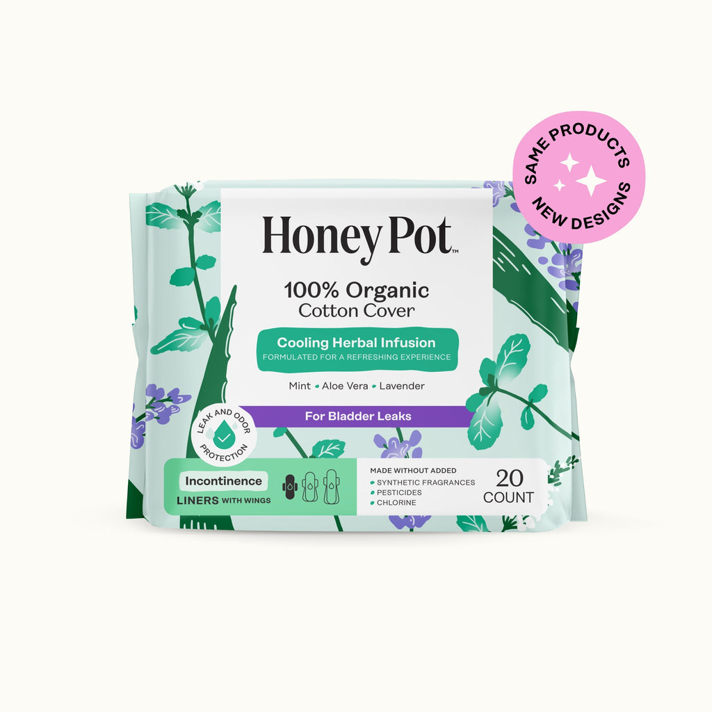 Incontinence Cooling Herbal Infusion 100% Organic Cotton Cover Liners (5IUL)