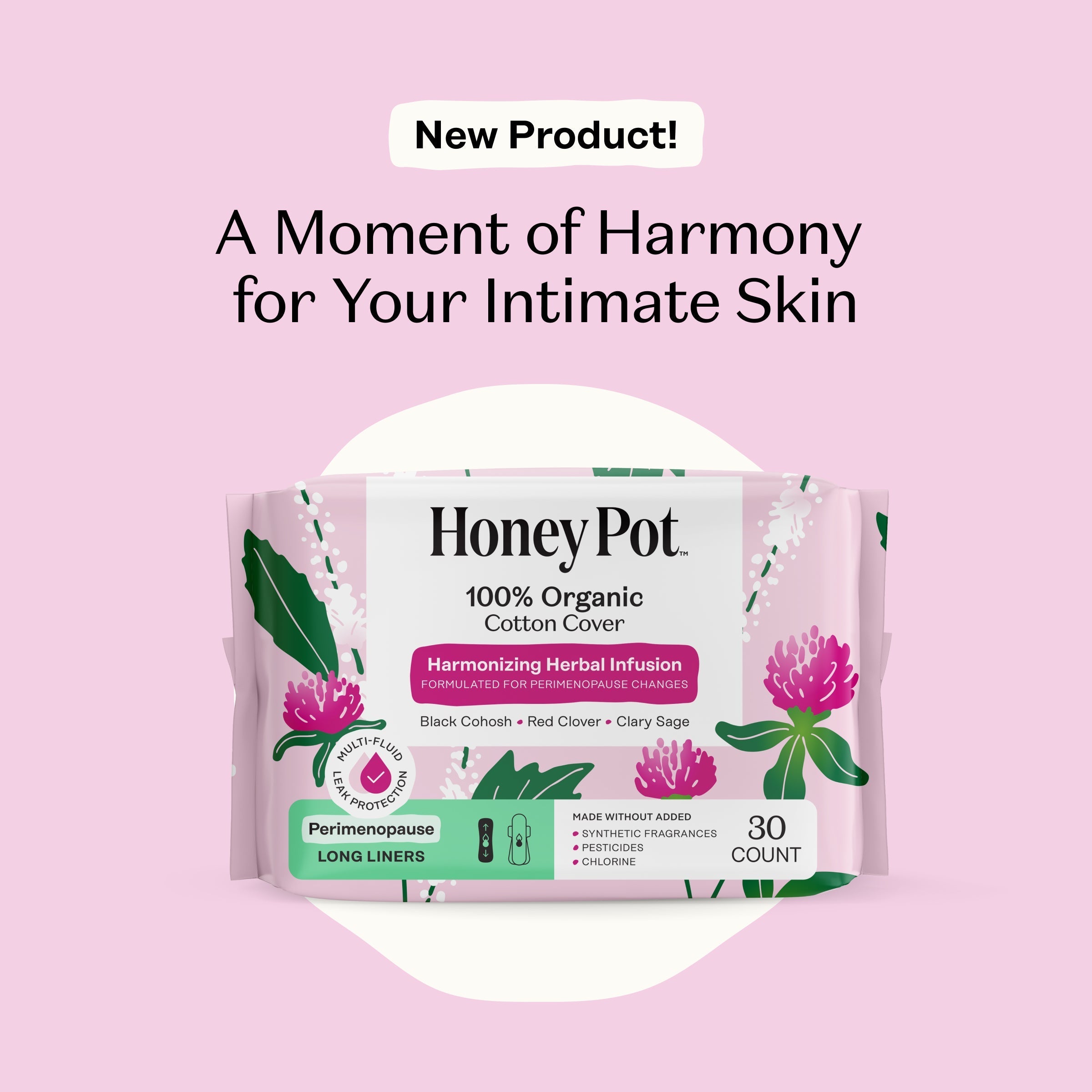 Peri-menopause Harmonizing Herbal Infusion Long Liners (VLCN)
