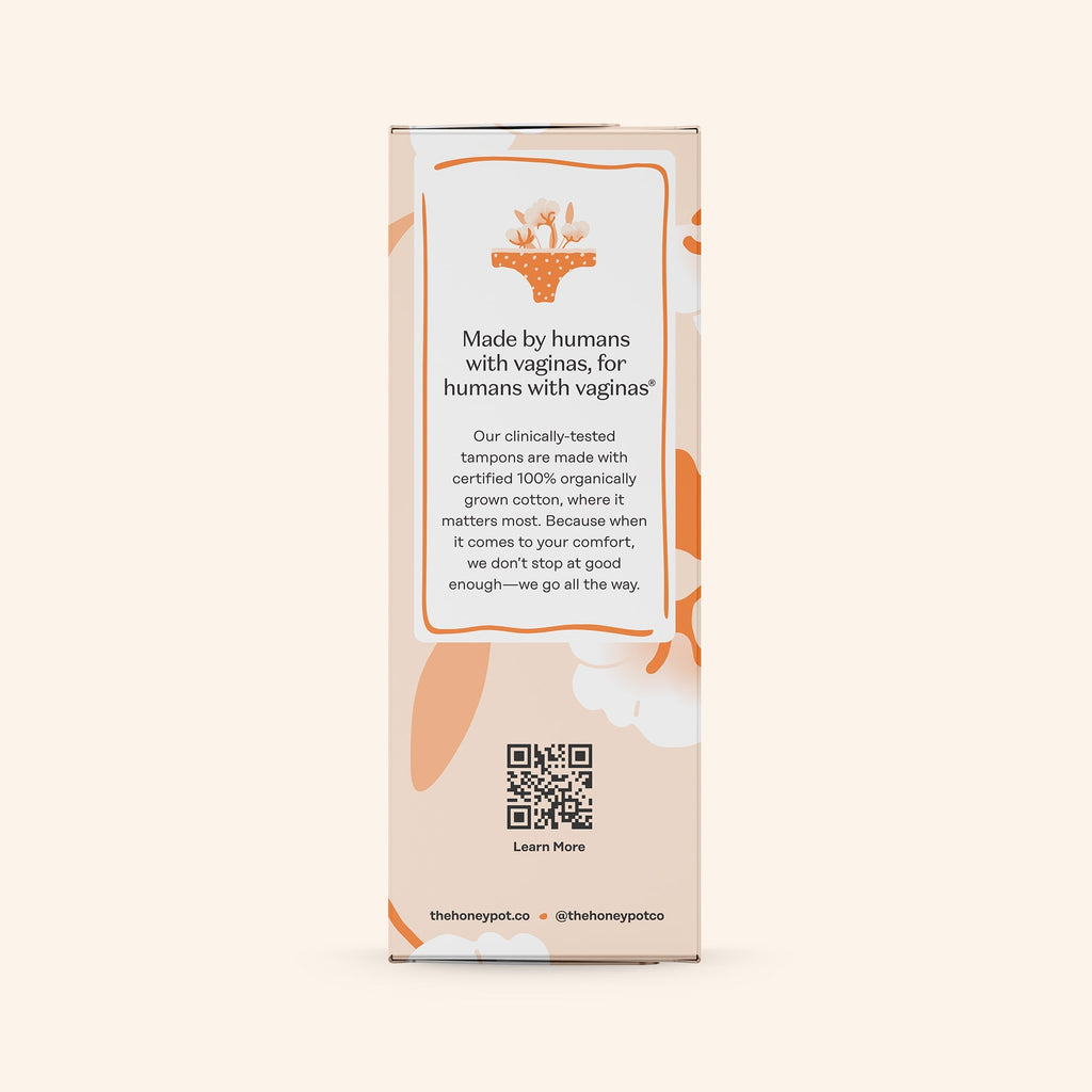 Regular 100% Organically Grown Cotton BPA Free Plastic Applicator Tampons (ET54)