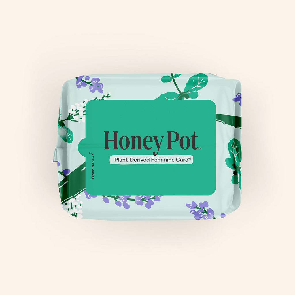 Organic Cotton Cover Cooling Herbal Infusion Heavy Flow Daytime Pads (JK32)