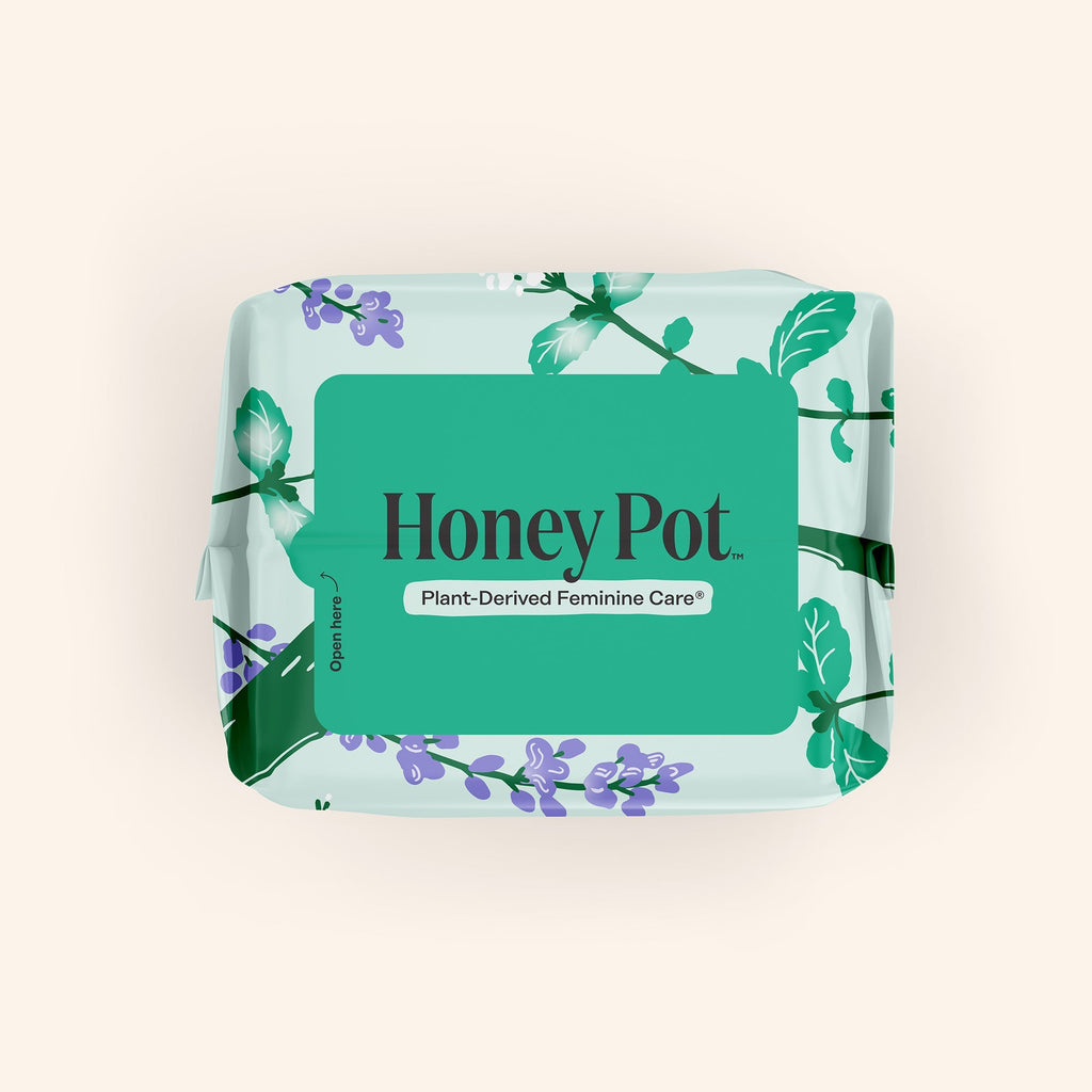 Organic Cotton Cover Cooling Herbal Infusion Heavy Flow Overnight Pads (BSF8)