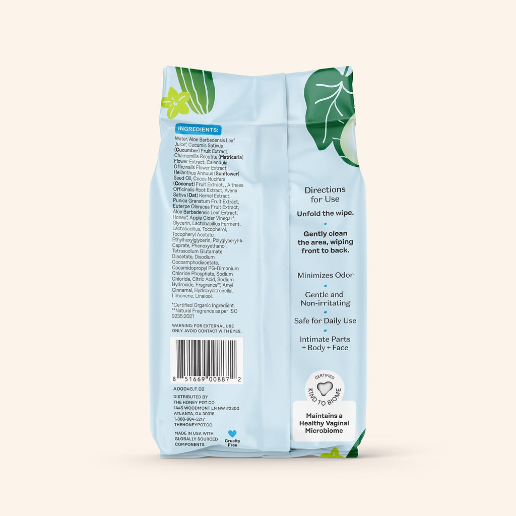 Sensitive with Cucumber Aloe Intimate Wipes (MVEX)