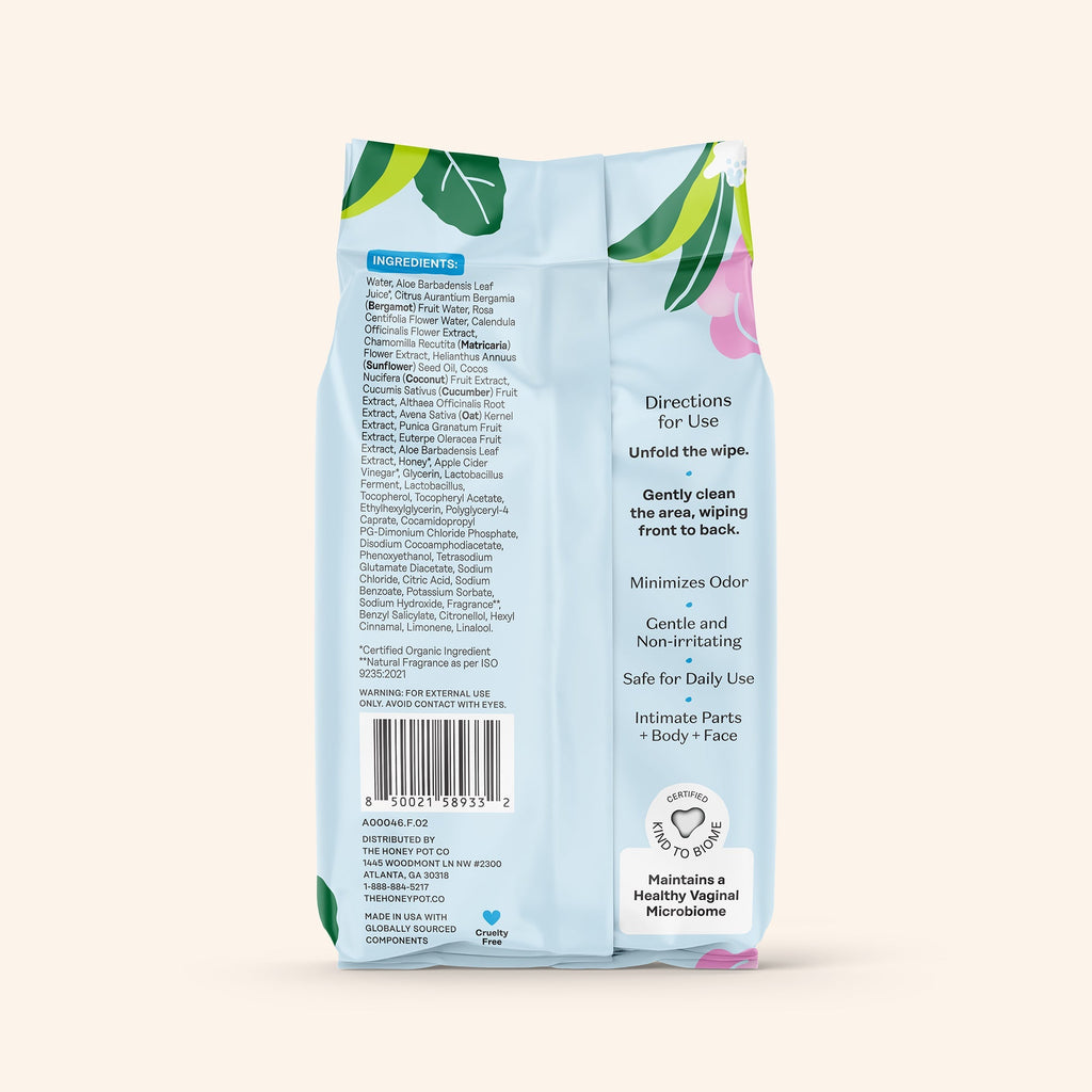 Sensitive with Rosewater Intimate Wipes (GJ17)